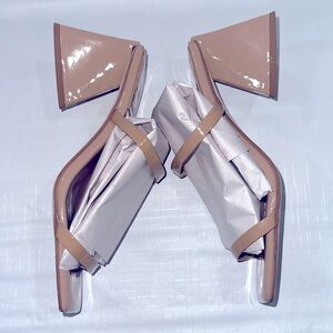 Jeffery Campbell Hustler Patent
Leather Heels strappy sandals